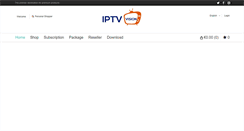 Desktop Screenshot of iptvvision.com
